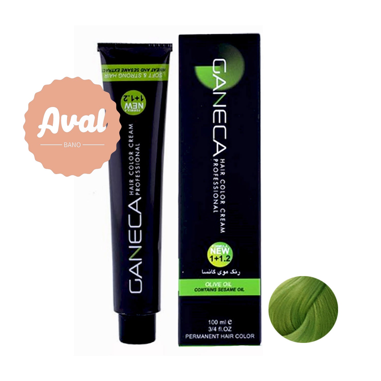 رنگ مو گانسا M9 بلوند زیتونی خیلی روشن