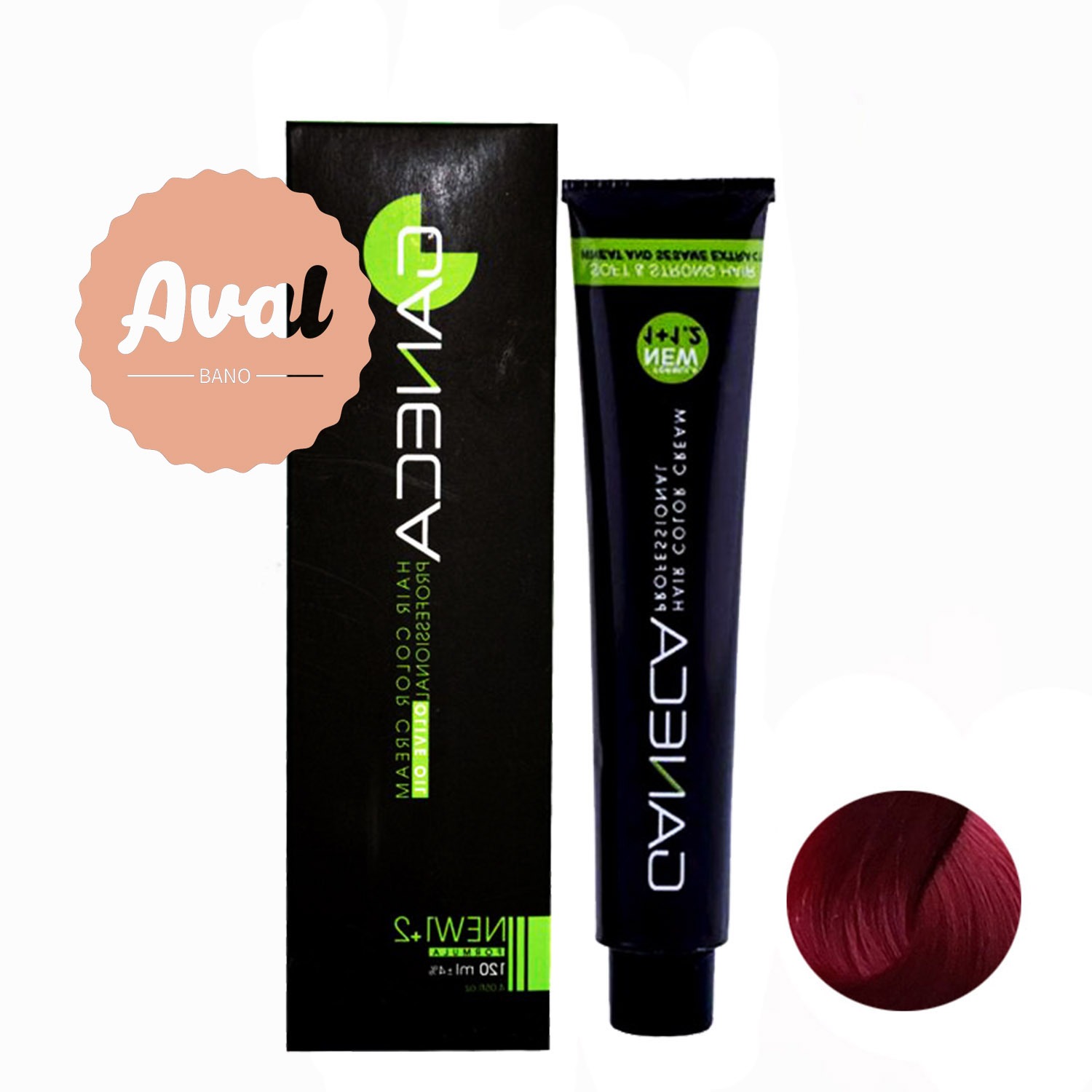 رنگ مو گانسا شماره AS15 شرابی توت فرنگی