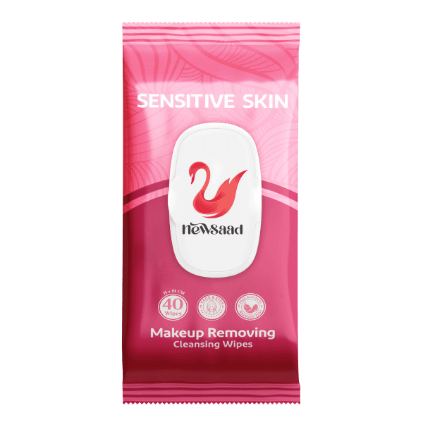 دستمال ارایش پاک کن نیوساد 40 عددی